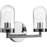  Signal 2 Bulb Bathroom Lighting - Polished Chrome