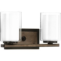  Mast 2 Bulb Bathroom Lighting - Antique Bronze