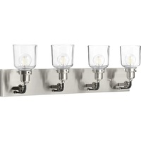  Rushton 4 or More Bulb Bathroom Lighting - Brushed Nickel