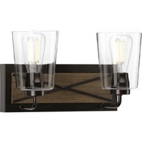 Bathroom Lighting (2 Bulbs) 14-3/4" Width Bathroom Lighting (2 Bulbs) 14-3/4" Width