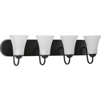  Classic 4 or More Bulb Bathroom Lighting - Black
