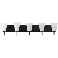  Classic 4 or More Bulb Bathroom Lighting - Black