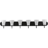  Classic 4 or More Bulb Bathroom Lighting - Black