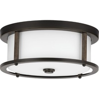  Mast Flush Mount Ceiling Light - Antique Bronze