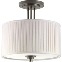  Clayton Semi Flush Mount Ceiling Light - Espresso