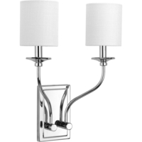  Bonita 2 Bulb Bathroom Lighting - Polished Chrome