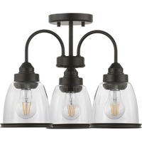  Saluda Semi Flush Mount Ceiling Light - Antique Bronze
