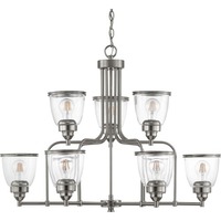  Saluda Mid Sized Chandelier Chandelier - Brushed Nickel