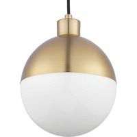  Globe LED Entrance / Foyer Pendant Light - Brushed Bronze