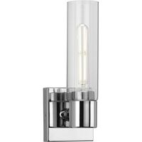  Clarion 1 Bulb Wall Sconce - Polished Chrome