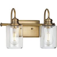 Bathroom Lighting (2 Bulbs) 14-5/8" Width Bathroom Lighting (2 Bulbs) 14-5/8" Width