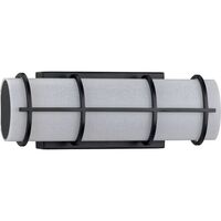  Grid LED 1 Bulb Wall Sconce - Matte Black
