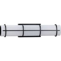  Grid LED 1 Bulb Wall Sconce - Matte Black