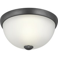  Glass Domes Flush Mount Ceiling Light - Graphite