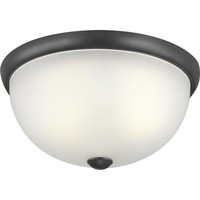  Glass Domes Flush Mount Ceiling Light - Graphite