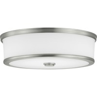  Bezel Flush Mount Ceiling Light - Brushed Nickel