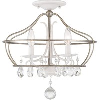 Semi Flush Mount 15-7/8" Width Semi Flush Mount 15-7/8" Width
