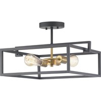  Blakely Semi Flush Mount Ceiling Light - Graphite