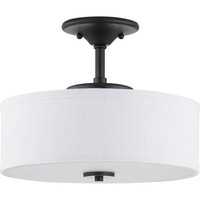  Inspire LED Semi Flush Mount Ceiling Light - Graphite
