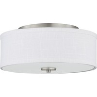  Inspire LED Flush Mount Ceiling Light - Brushed Nickel