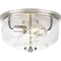  Rushton Flush Mount Ceiling Light - Brushed Nickel