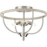  Vinings Semi Flush Mount Ceiling Light - Brushed Nickel
