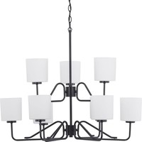  Tobin Mid Sized Chandelier Chandelier - Black