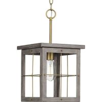  Hedgerow Mini-Pendant Pendant Light - Distressed Brass