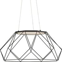  Geodesic LED Down Light Pendant Light - Matte Black