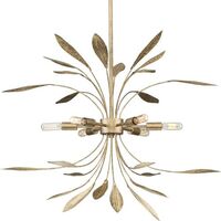  Mariposa Multi Light Pendant Light - Antique Gold