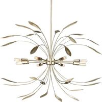  Mariposa Entrance / Foyer Pendant Light - Gilded Silver