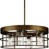  Burgess Mini Chandelier - Aged Bronze