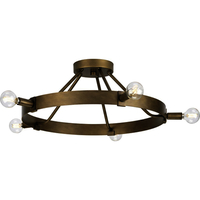  Breckenridge Semi Flush Mount Ceiling Light - Aged Bronze