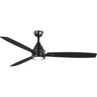  Gaze Oversize Fan (60'' and Larger) Ceiling Fan - Black