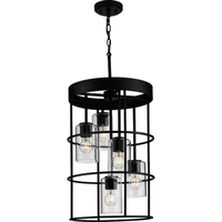  Burgess Entrance / Foyer Pendant Light - Matte Black