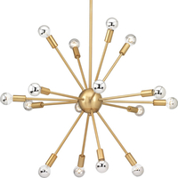  Ion Large Foyer Chandelier Chandelier - Brushed Bronze