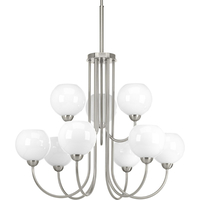  Carisa Mid Sized Chandelier Chandelier - Brushed Nickel