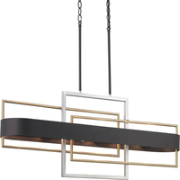  Adagio Large Foyer Chandelier Chandelier - Black