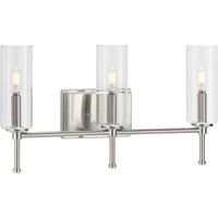  Elara 3 Bulb Bathroom Lighting - Brushed Nickel