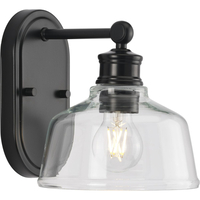  Singleton 1 Bulb Wall Sconce - Matte Black