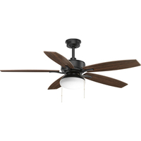  Billows Large Fan (52'' to 59'') Ceiling Fan - Forged Black