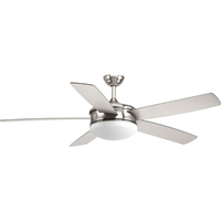  Fresno Large Fan (52'' to 59'') Ceiling Fan - Brushed Nickel