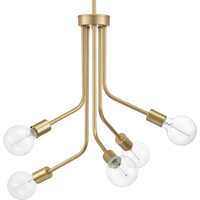  Zag Mini Chandelier - Antique Gold Leaf