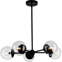  Atwell Mid Sized Chandelier Chandelier - Matte Black