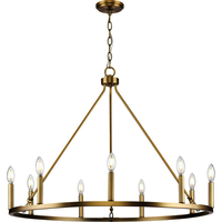 Large Foyer Chandelier 35-1/2" Width