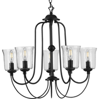  Bowman Mid Sized Chandelier Chandelier - Matte Black