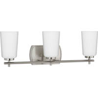  Adley 3 Bulb Bathroom Lighting - Brushed Nickel