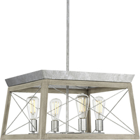  Briarwood Mid Sized Chandelier Chandelier - Galvanized Finish