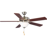  Builder Fan Large Fan (52'' to 59'') Ceiling Fan - Brushed Nickel