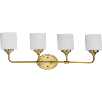  Lynzie 4 or More Bulb Bathroom Lighting - Brushed Gold